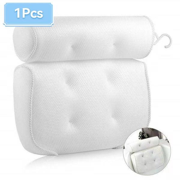 Spa Bathtub Pillow offering Neck and Back Support
