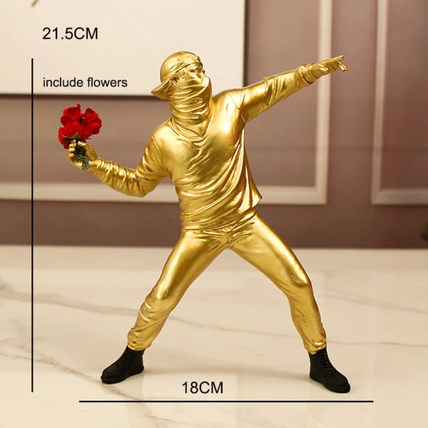 Flower Thrower Statue
