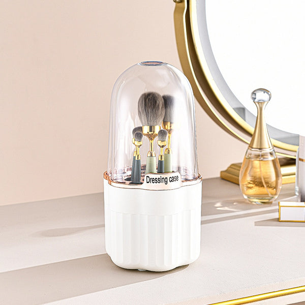 360° Rotating Makeup Brush Holder