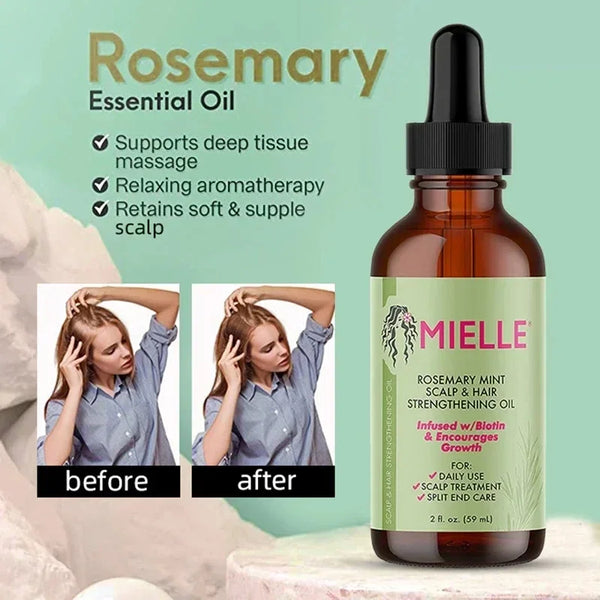 BIOTIN Infused Rosemary & Mint Hair Strengthening Oil