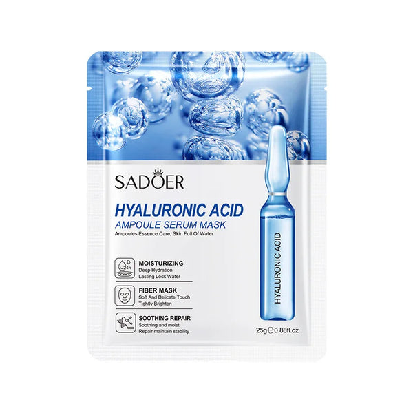 10pcs Hyaluronic Acid Ampoule Serum Masks