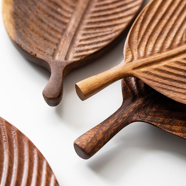 Wooden Leaf Tray