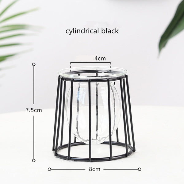 Iron Cage Design Plant Holders
