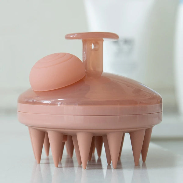 Head Massager with Shampoo/Hair Oil Dispenser