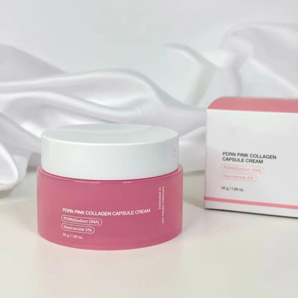 Korean Pink Collagen Capsule Cream with Niacinamide