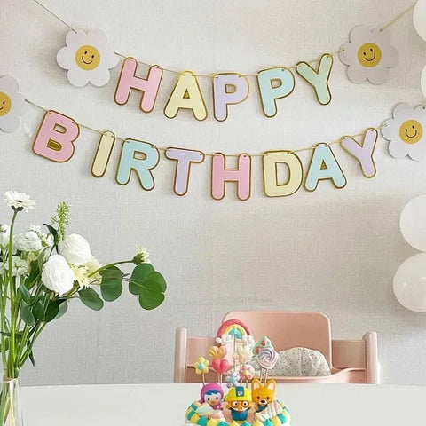 Daisy Happy Birthday Banners
