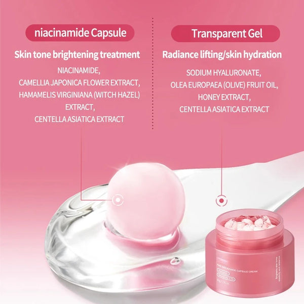 Korean Pink Collagen Capsule Cream with Niacinamide