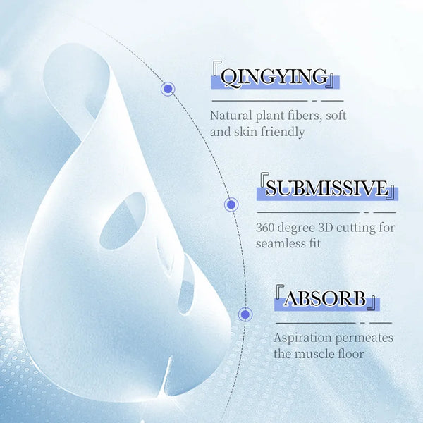 10pcs Hyaluronic Acid Ampoule Serum Masks