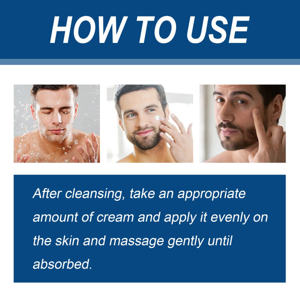 Hyaluronic Acid, Vitamin E + Retinol Face Cream for Men