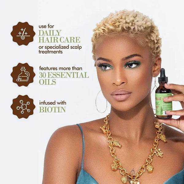 BIOTIN Infused Rosemary & Mint Hair Strengthening Oil