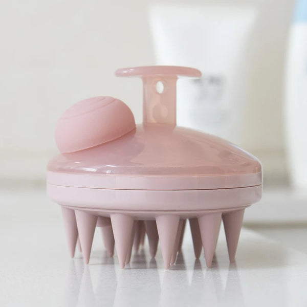 Head Massager with Shampoo/Hair Oil Dispenser