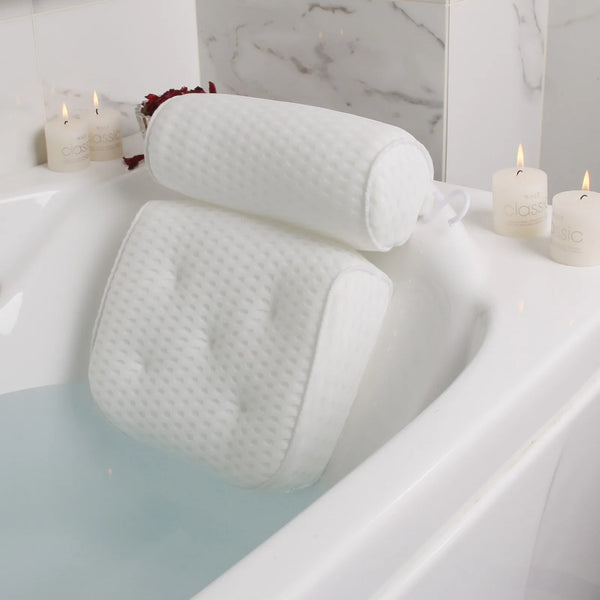 Spa Bathtub Pillow offering Neck and Back Support