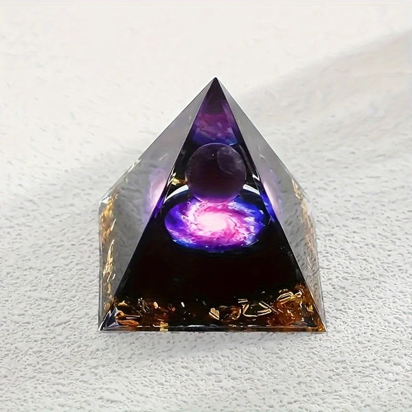 Amethyst Crystal Ball Pyramid