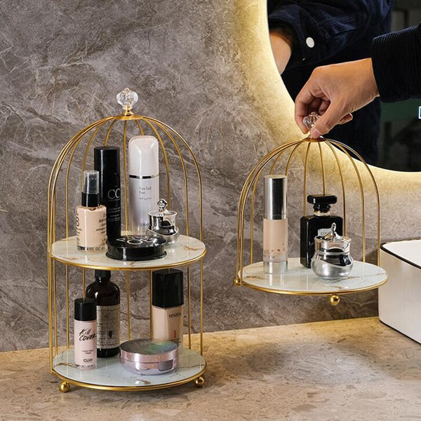 Bird Cage Style Makeup Organiser & Storage