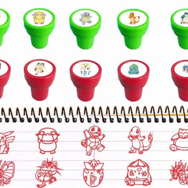 Japanese Anime Pokemon Stamps
