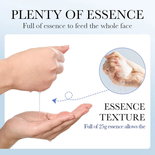 10pcs Hyaluronic Acid Ampoule Serum Masks