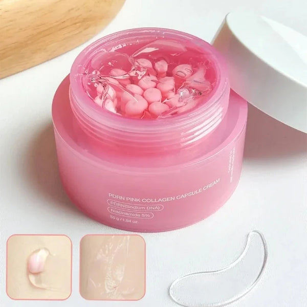 Korean Pink Collagen Capsule Cream with Niacinamide