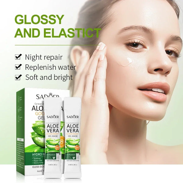 20Pcs Aloe Vera Sleeping Facial Masks