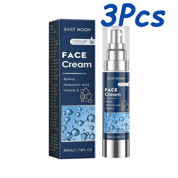 Hyaluronic Acid, Vitamin E + Retinol Face Cream for Men