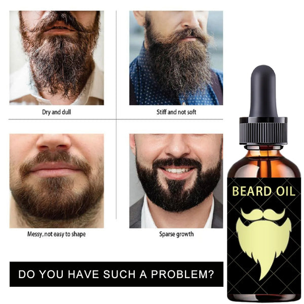 100% Natural Beard Hair Growth Accelerator Oil