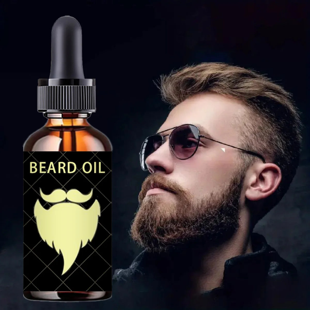 100% Natural Beard Hair Growth Accelerator Oil