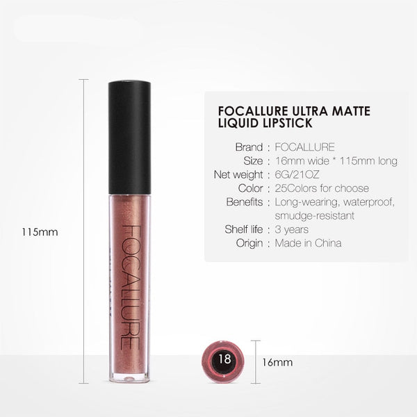 Liquid Lipstick - 38 Different Vamp and Bold Colours