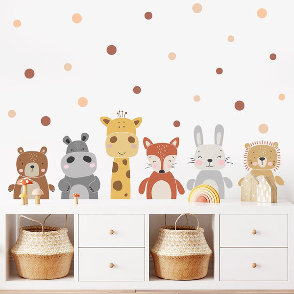 Cute Animal Wall Decals