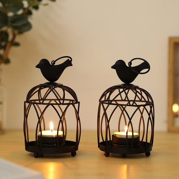 Bird Cage Candle Holders