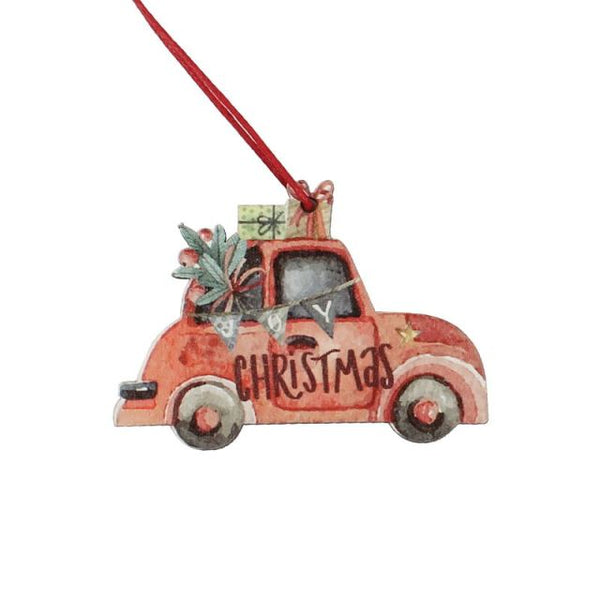 Vintage Christmas Tree Car Ornaments