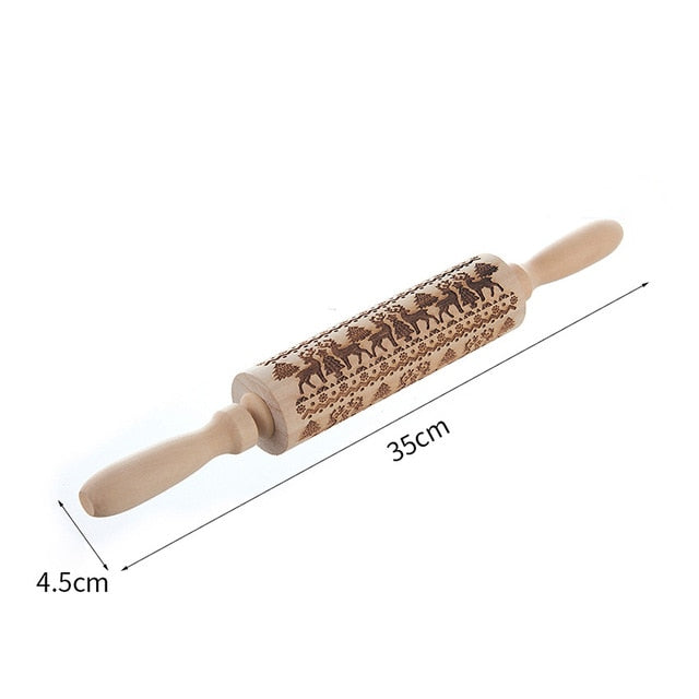 Christmas Designs - Rolling Pin