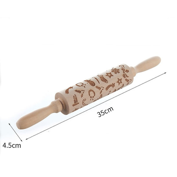Christmas Designs - Rolling Pin