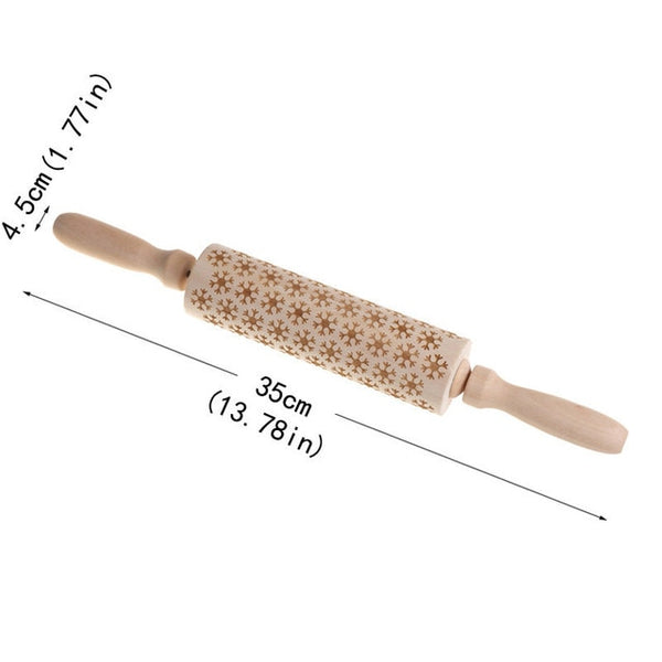 Christmas Designs - Rolling Pin