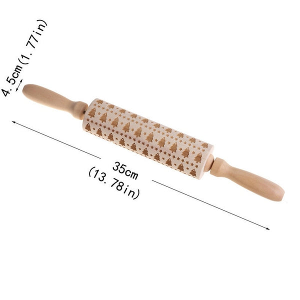 Christmas Designs - Rolling Pin