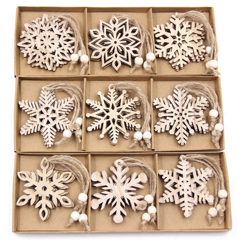 Vintage Snowflake Christmas Ornaments
