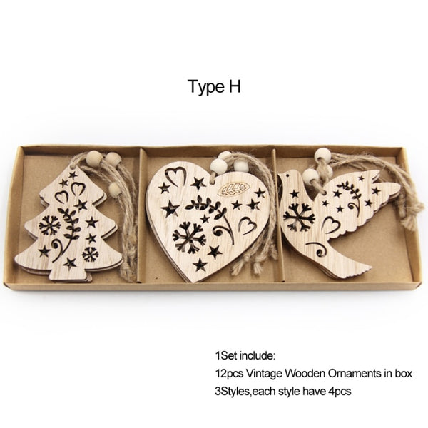 Vintage Snowflake Christmas Ornaments
