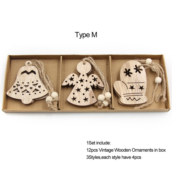 Vintage Snowflake Christmas Ornaments