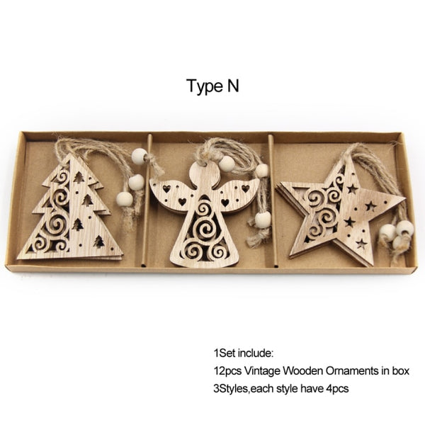 Vintage Snowflake Christmas Ornaments