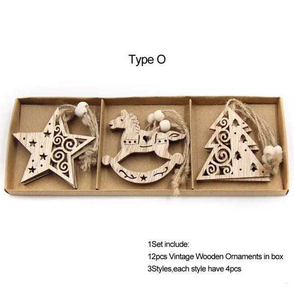 Vintage Snowflake Christmas Ornaments