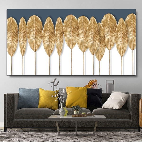 Leaves Canvas Wall Art