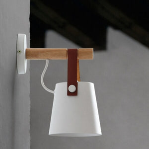 Simple Wooden Wall Light