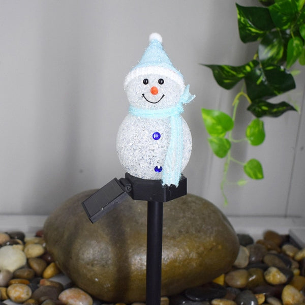 Outdoor Led Solar Light Snowman